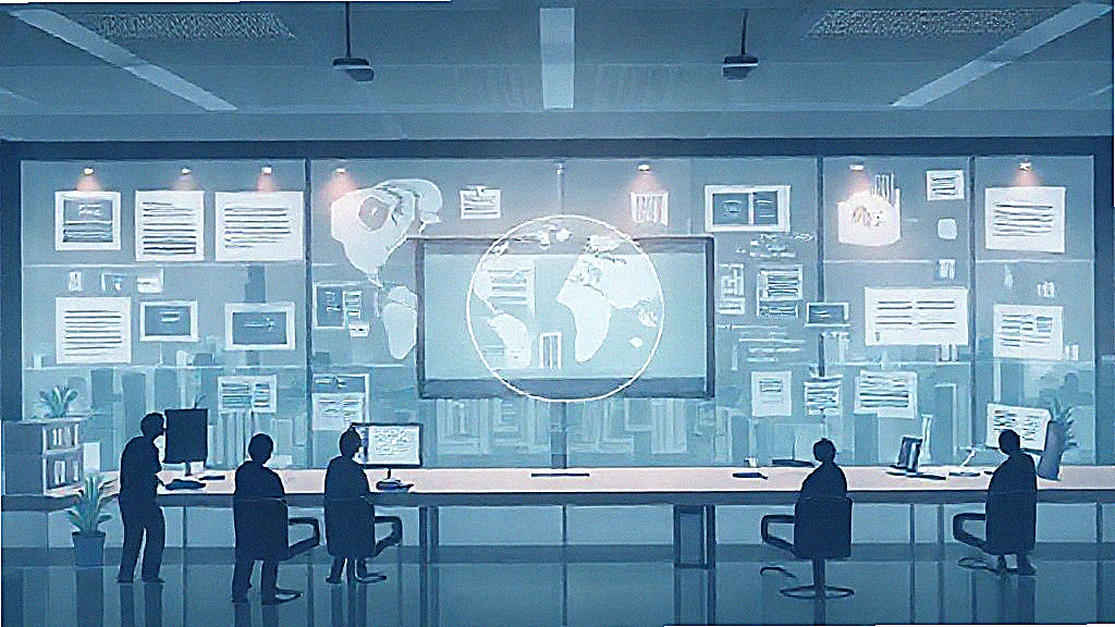 Gestalte eine minimalistische News-Seite mit Fokus auf tägliche Updates aus der Welt der Wissenschaft und Innovation. Space: Innovation Report This Month